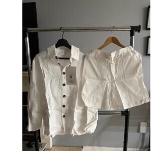 SLEEPER White Linen Set size Medium